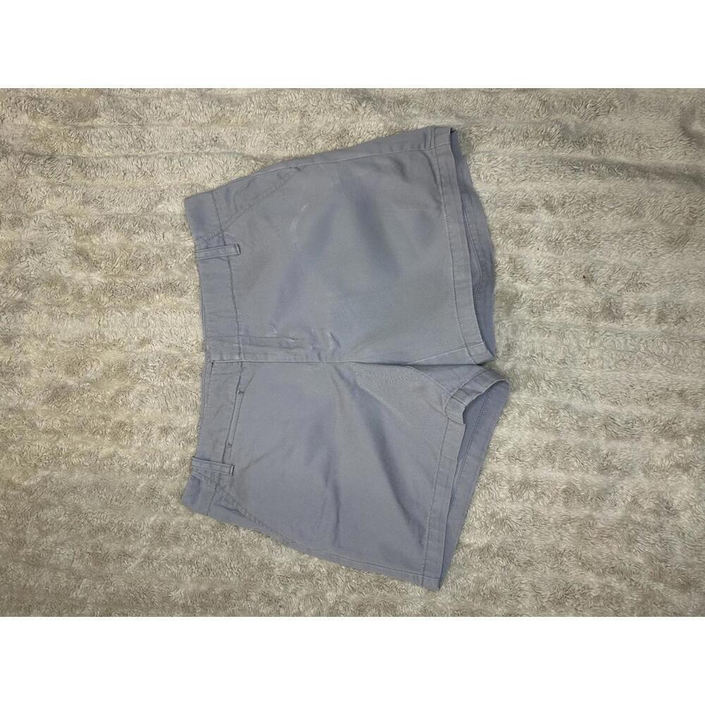 J. Crew light grey classic casual Chino cotton shorts Size 4